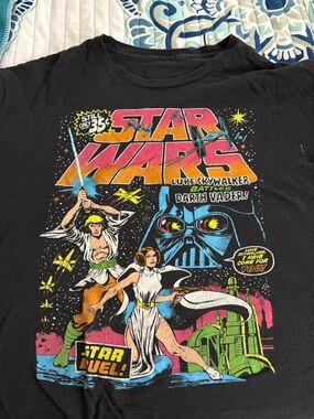 Star Wars Graphic T-Shirt Comic Book Cover